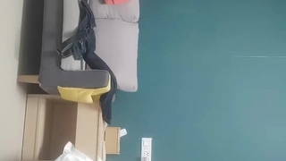漂亮眼睛双马尾女神！初下海和男友激情操逼！浓密多毛骚逼，第一视角