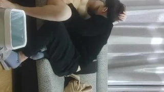 国产AV 精东影业 JDSY040 街拍素人配对做爱 夏夏